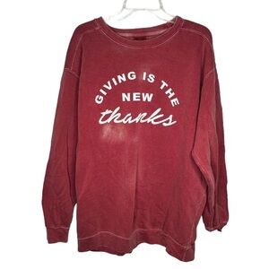 Comfort Colors‎ "Giving Is The New Thanks" Sweatshirt